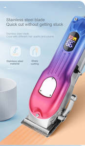 Herramienta Profesional Inalámbrica para Recortar el Cabello con Pantalla LCD Degradada LM2024, la Más Vendida del <span class=keywords><strong>2022</strong></span> - Product Image 4