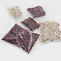 Sac Sous Vide Prédécoupé Brillant et Transparent en PA/Nylon Thermoscellable pour Emballage Alimentaire, Utilisation Machine à Cloche
