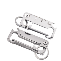 Couteau pliant multifonction en acier inoxydable, gadget utilitaire