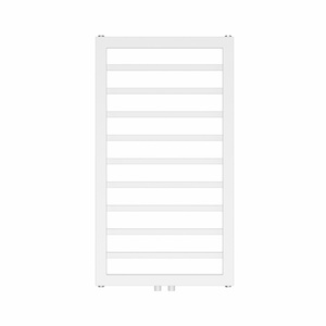 <span class=keywords><strong>Radiateur</strong></span> à barres carrées verticales étroites en acier doux, finition blanc mat ou noir, pour salle de bain, système de chauffage à eau chaude (OEM) - Product Image 2