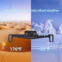Caméra de recul filaire Kit de système de vue arrière pour moniteur de 4.3 pouces Aide à la marche arrière pour tous les modèles de voiture