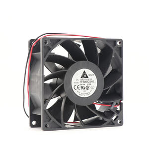 Ventilateur de refroidissement DC en plastique à roulements à billes Delta FFB0912SHE 92x92x38mm 12V 9W 100.3CFM 52.5dB 2 fils - Product Image 5