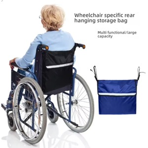 Multi Pockets <b>Walker</b> Wheelchair Side Storage Bag Hanging <b>Rollator</b> Wheelchair <b>Walker</b> Storage Pouch Side Bag With Cup Holder - Product Image 4