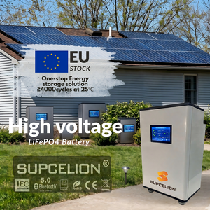 Batterie murale LiFePO4 SUPCELION 48V 51.2V 5kWh 10kWh 15kWh 16kWh pour stockage d'énergie solaire domestique avec écran LCD - Product Image 5