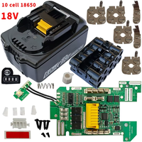 Compatible avec Makita BL1830 BL1850 BL1860 18v 5/10 cellules 18650