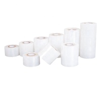 Rouleau d'emballage durable 2 pouces 20 mic emballage auto-adhésif force industrielle mini film étirable clair