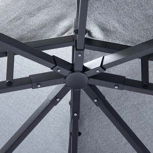 Gazebo moderne facile à assembler, résistant aux rongeurs, 4x4, gazebo extérieur avec <span class=keywords><strong>moustiquaire</strong></span>, <span class=keywords><strong>3x3</strong></span>, en fer, aluminium, métal, toit rigide, gazebo de luxe - Product Image 4