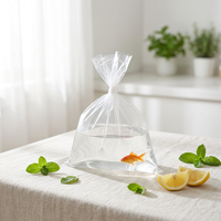 Sac en plastique HDPE de qualité alimentaire pour l'emballage d'eau potable, sachet transparent thermoscellable, emballage liquide personnalisable
