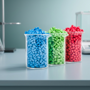Granulés plastiques multicolores pour le traitement des polymères, le moulage par injection, l'extrusion et la production de composants plastiques industriels - Product Image 2