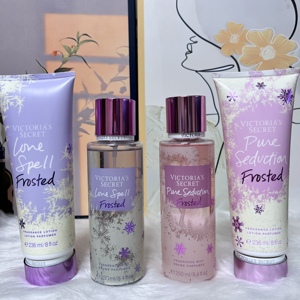 น้ำหอมแบรนด์แท้ขายส่ง ขนาด 250 มล. บอดี้มิสต์สเปรย์ และ 236 มล. โลชั่น ชุดของขวัญน้ำหอมวิคตอเรีย ซีเคร็ท สำหรับผู้หญิง - Product Image 2