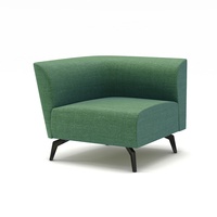 Nouveau modèle de canapé sectionnel moderne en tissu, convertible, extensible, d'angle incurvé, pour salon ou bureau