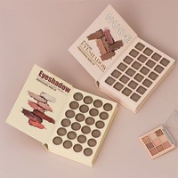 Palette de fards à paupières vide en forme de livre, personnalisée OEM, imprimée sur mesure, 3/4/5 couches, boîte d'emballage cosmétique en papier multicouche