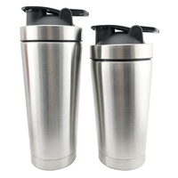 Bouteille de shaker de sport en acier inoxydable avec logo personnalisé d'usine, 17 oz, isolée, écologique, isolation thermique de 6 à 12 heures