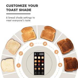 New Design Stainless Steel <strong>Bread</strong> <strong>Toaster</strong> with Large Digital Screen and Touch Screen Multiple Functions Smart <strong>Toaster</strong> - Product Image 5