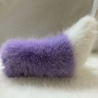 Queue de renard électrique télécommandée sonore et qui bouge, en peluche douce et fourrée, petite, pour décoration extérieure de voiture