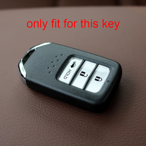 Силиконовый чехол для брелока с дистанционным управлением, подходит для Honda Accord 8 Vezel City Civic BR-V HR-V CRV пилотный Джаз нефрит автомобильные аксессуары - Product Image 2