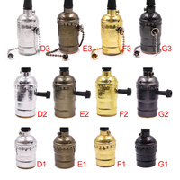 Douille E27 pour ampoule LED, câble de 115 cm, support de lampe suspendue vintage Edison pour ampoule incandescente rétro