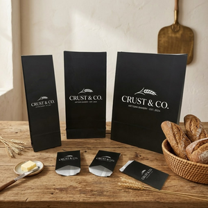Bolsa de Papel Kraft para Panadería, Impresa Personalizada, Tamaño Largo, Resistente a la Grasa y al Aceite, para Baguettes Francesas y Tostadas - Product Image 2