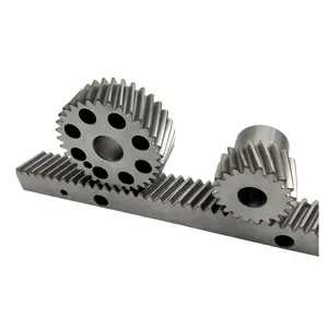Professional Manufacturer standard size module 1.5 module 2 grinding teeth gear rack and pinion gear