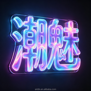 Panneau <span class=keywords><strong>d</strong></span>'affichage lumineux en <span class=keywords><strong>acier</strong></span> inoxydable avec logo personnalisé, étanche, pour extérieur, devanture de magasin, affichage de marque commerciale - Product Image 3