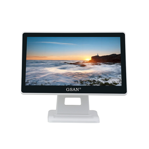 Bán buôn máy tính để bàn đúng phẳng VGA Punto de venta 15.6 inch cảm ứng công nghiệp Màn hình Màn hình với DC cung cấp điện - Product Image 1