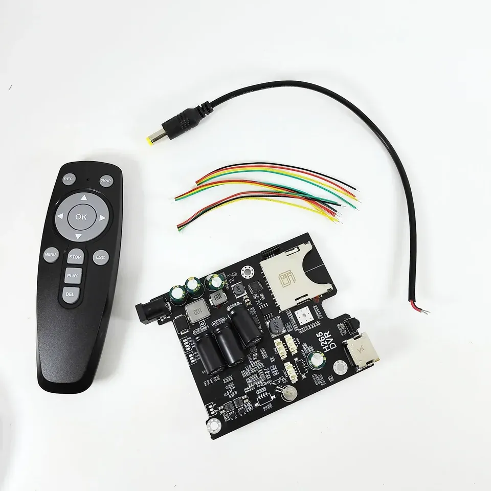 <strong>2026</strong> HD 1080P Real-time 8MP 2CH AHD/TVI <strong>DVR</strong> Video Recorder PCB Board Mini Vehicle Mobile 128GB SD Card Remote Control
