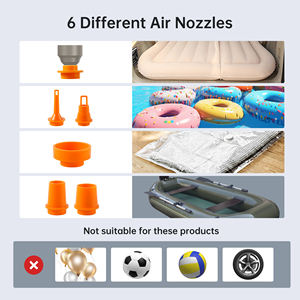 बहुक्रियाशील एयर पंप ए शुष्क सेल बैटरी संचालित मिनी कॉर्लेस फुफ्लेट दो तरह से पोर्टेबल एयर पंप - Product Image 5