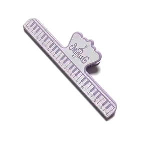 Wholesale Crown Music Page Clips Piano Key Pattern Plastic <b>Book</b> Mark Ruler Multifunctional Sheet Music Holder For Musician - Product Image 2
