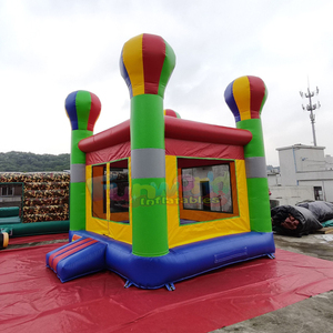 Château gonflable commercial pour enfants, château gonflable coloré en forme de montgolfière, structure gonflable en PVC pour sauter - Product Image 2