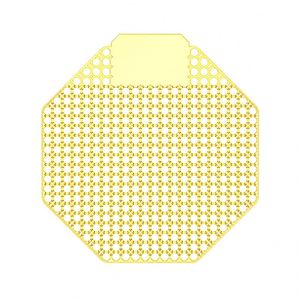 Nouveau design : Écrans de urinoir désodorisants en plastique EVA, forme hexagonale, avec support de parfum et logo de marque, pour toilettes et salles de bain - Product Image 5