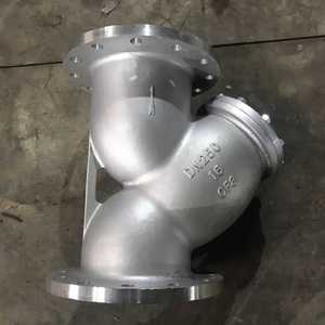 Vanne filtrante à bride en Y en acier moulé pour tuyau de vapeur, GL41W-100C, en acier inoxydable, équipement de filtration industriel DN200 - Product Image 4