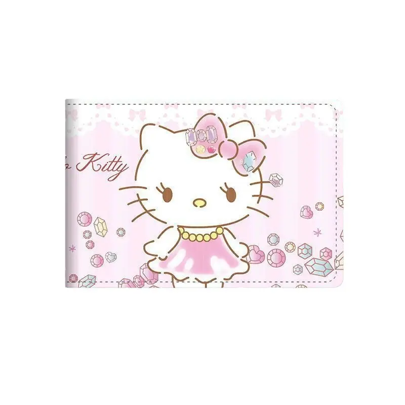 Hot selling cartoon helloo kitty credit card holder multiple card holder multi-function PU card bag