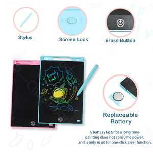 Multi-Size LCD Writing <b>Tablet</b> for Kids 8.5 <b>Inch</b>- Reusable Drawing Board Eye Protection Lock Erase Educational Gift - Product Image 4