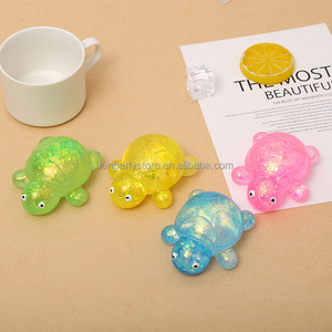 Jouet Squishy Tortue en Maltose à Rebond Lent, Poudre Dorée, Anti-Stress, Jouets à Presser pour Déstressage, Vente en Gros - Product Image 2