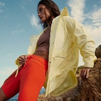 Jaket Windbreaker Ringan Wanita untuk Musim Panas, Bernapas, Cocok untuk Lari, Mantel Trench Ringan untuk Hujan dan Aktivitas Luar Ruangan
