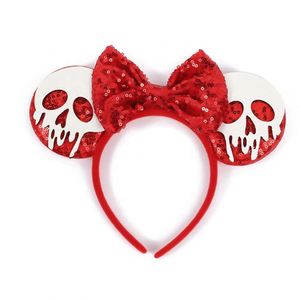 Diadema de Orejas de Mickey para Halloween, Accesorio Festivo y Espeluznante para Disfraces, con Lazo de Lentejuelas, Talla Única - Product Image 6