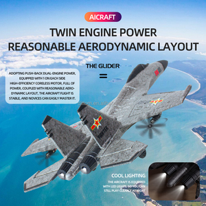 เครื่องบินบังคับวิทยุ <span class=keywords><strong>SU35</strong></span>/J11 รุ่นปีกตรึง 2.4G 2CH ทำจากโฟม EPP พร้อมบิน ของเล่นกลางแจ้ง พร้อมที่ชาร์จ รีโมทคอนโทรล และแบตเตอรี่ - Product Image 4