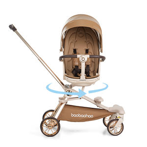 <span class=keywords><strong>Set</strong></span> Passeggino per Neonato con Seduta Alta Girevole a 360, Carrozzina Classica per Bambini all'Ingrosso - Product Image 1