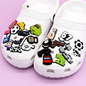 Dijes de PVC 2D con Logotipo Personalizado, Diseño Vintage Western, Estilo Cowboy, para Decoración de Zapatos, Marca <span class=keywords><strong>Lilu</strong></span>, Venta al Por Mayor - Product Image 2