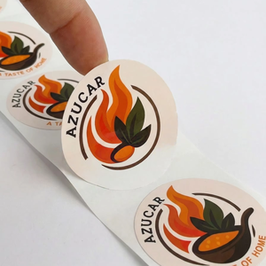 สติกเกอร์กาวติดอาหารแบบกำหนดเอง กันน้ำ ทนทาน เป็นมิตรกับสิ่งแวดล้อม ไวนิลคุณภาพสูง ดีไซน์สวยงาม ขนาดและสีตามสั่ง - Product Image 3