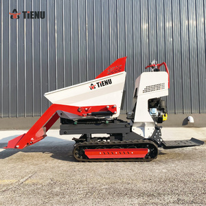 Mini Dumper Autocaricante a Prezzo Conveniente, Dumper Cingolato da 0,4 Tonnellate, Piccolo Camion Ribaltabile Idraulico con Motore Diesel - Product Image 3