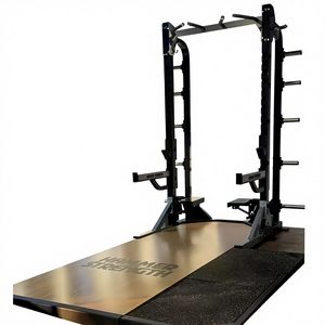 Equipo <span class=keywords><strong>de</strong></span> Gimnasio, Jaula <span class=keywords><strong>de</strong></span> Entrenamiento <span class=keywords><strong>de</strong></span> Fuerza, Soporte para Pesas, Jaula <span class=keywords><strong>de</strong></span> Sentadillas con Plataforma para Gimnasio en Casa - Product Image 6