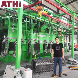 Machine <span class=keywords><strong>de</strong></span> sablage ATHI à suspension monorail suspendue, dimensions personnalisables, puissance élevée, productivité importante, utilisation facile - Product Image 2