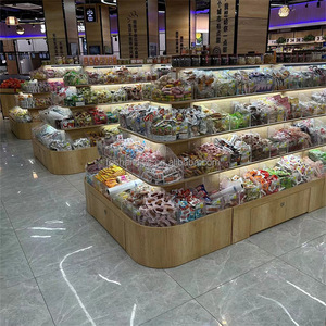 Kẹo <span class=keywords><strong>Dispenser</strong></span> ngũ cốc kẹo các loại hạt hộp container lưu trữ Thùng số lượng lớn Thùng Nhựa thực phẩm kẹo Scoop bin để bán - Product Image 1