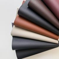 Tissu en cuir PVC 3D durable à motif litchi avec support tricoté, anti-moisissure, gaufré et imperméable pour matelas, canapés et chaises