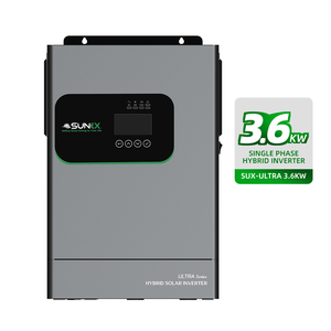 SUNEX SUX-Ultra 3.6kw 220v Hybrid <b>24v</b> <b>Battery</b> Less MPPT Solar With Built-in 100 SUX-Ultra 3.6KW 3.6kw Hybrid 2 - Product Image 1