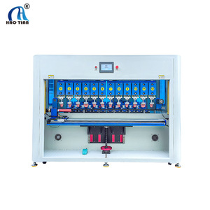 Haotian Automatic Pad <b>Printing</b> <b>Machine</b> P-150S12 12 Color Pneumatic Drive Ink Printer For Silicone Toys - Product Image 1