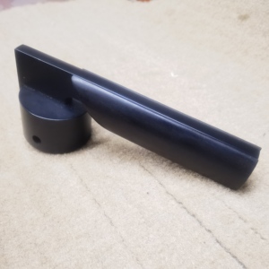 Luxury Leather Door Handle Door Lever Stainless Steel <strong>Wood</strong> <strong>Inlaid</strong> Handle - Product Image 2