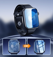 Protection d'écran en céramique 3D de 3e génération facile à installer pour les montres de la série 10/9/8/7/45 mm, étanche et anti-rayures