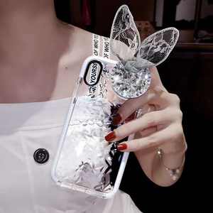 <span class=keywords><strong>Coque</strong></span> de téléphone portable souple transparente à motif diamant en dentelle avec support intégré pour <span class=keywords><strong>iPhone</strong></span> 11 <span class=keywords><strong>12</strong></span> 13 14 15 16 17 Plus Pro Max - Product Image 3